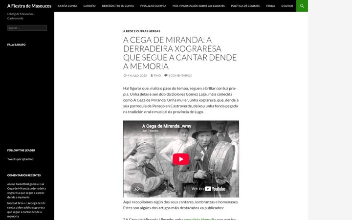 Screenshot of masoucos.com