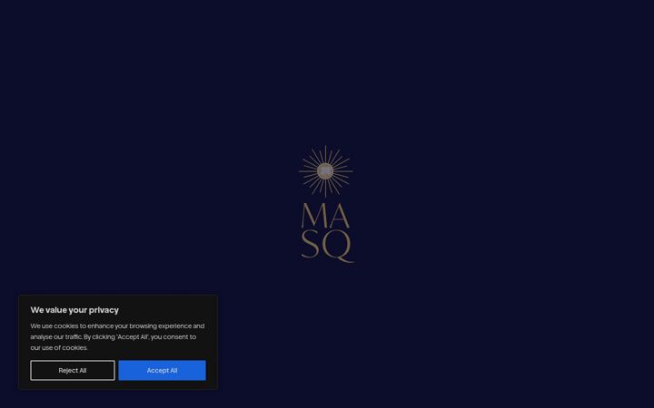 Screenshot of masqbynaitram.com