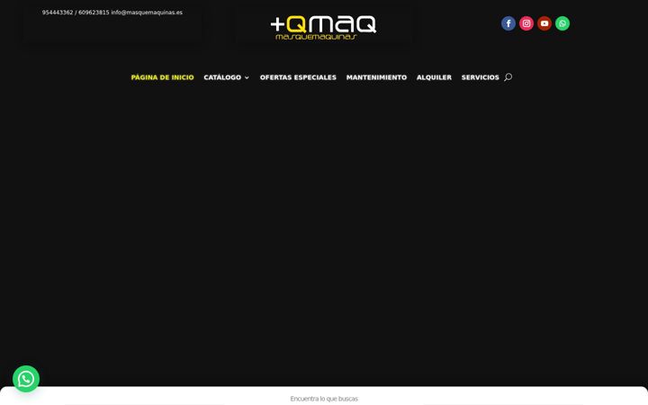 Screenshot of masquemaquinas.es