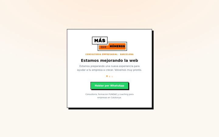 Screenshot of masquenumeros.com