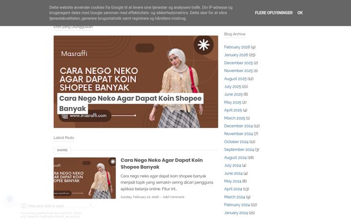 Screenshot of masraffi.com