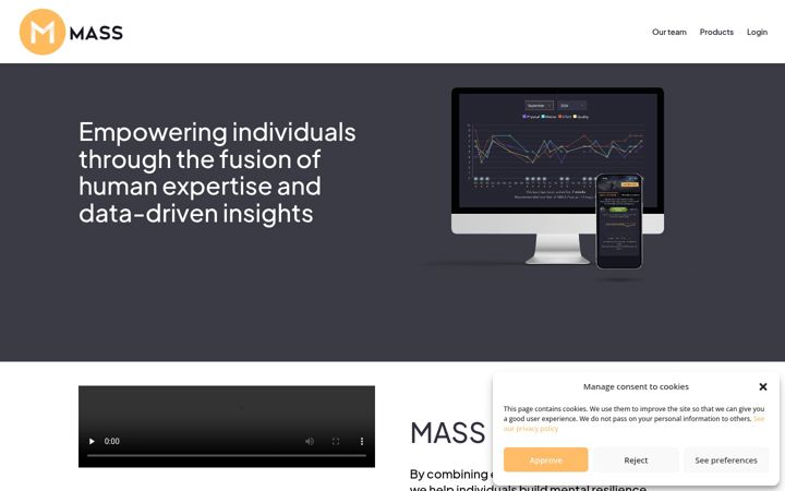 Screenshot of mass-app.com