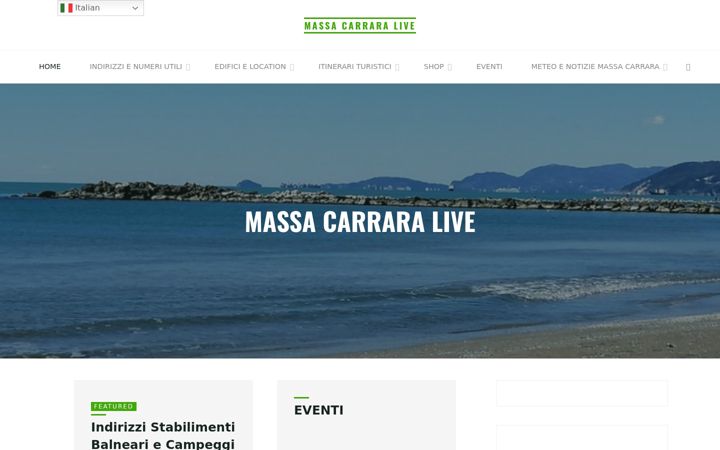 Screenshot of massacarrara-live.com