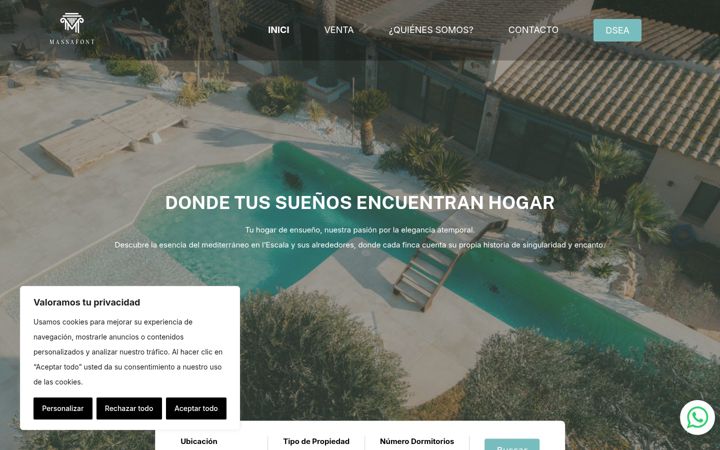 Screenshot of massafont.com
