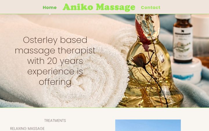 Screenshot of massage-care.co.uk