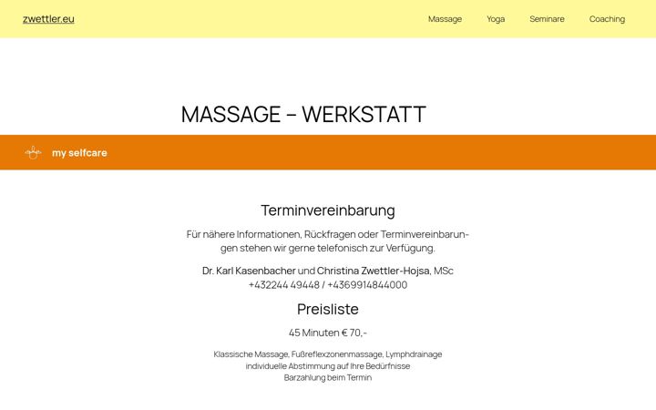 Screenshot of massage-werkstatt.com