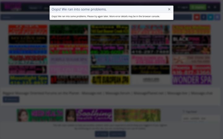 Screenshot of massage.net