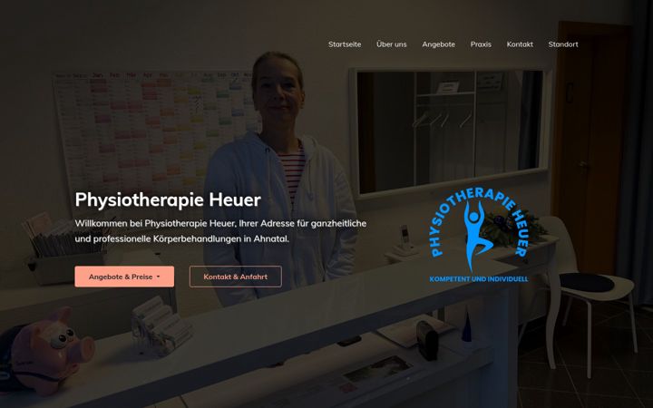 Screenshot of massageahnatal.de