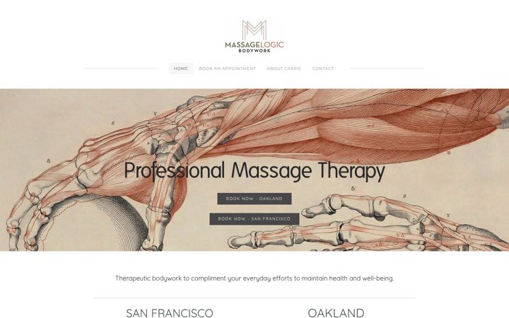 Screenshot of massagelogicbodywork.com
