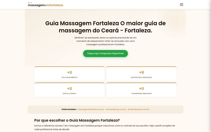 Screenshot of massagemfortaleza.com.br