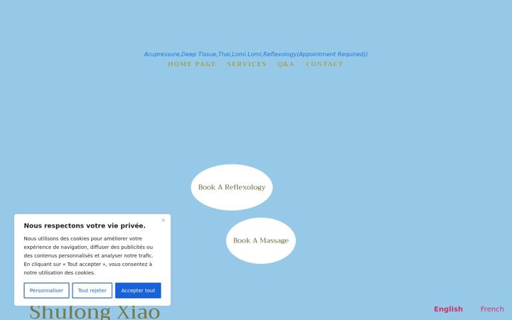 Screenshot of massagemontreal.net