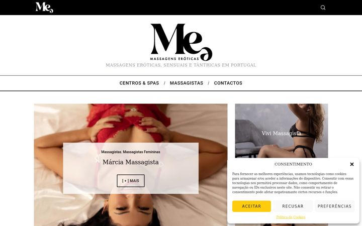 Screenshot of massagens-eroticas.com