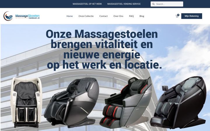 Screenshot of massagestoelencentrum.nl