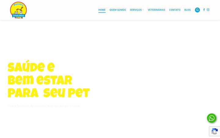 Screenshot of massaroestacaoanimal.com.br