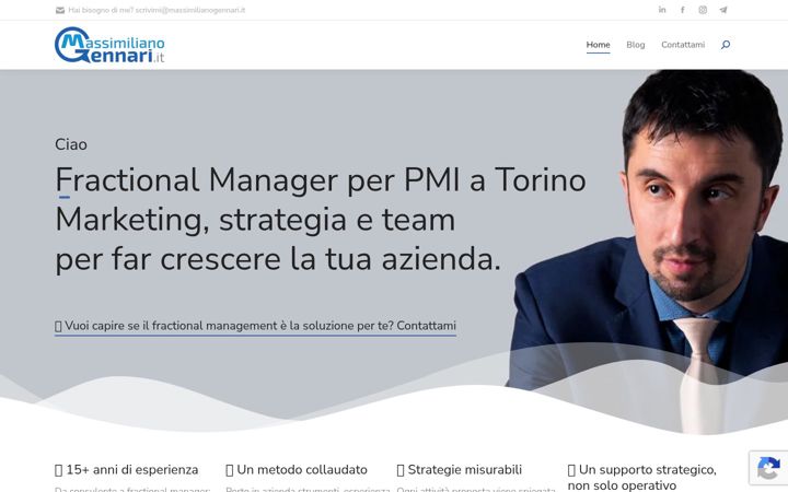 Screenshot of massimilianogennari.it