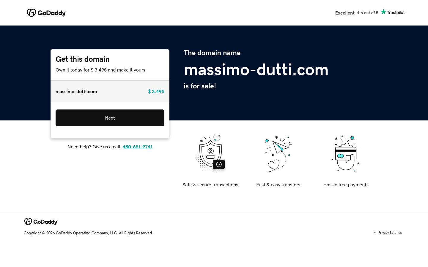 Screenshot of massimo-dutti.com