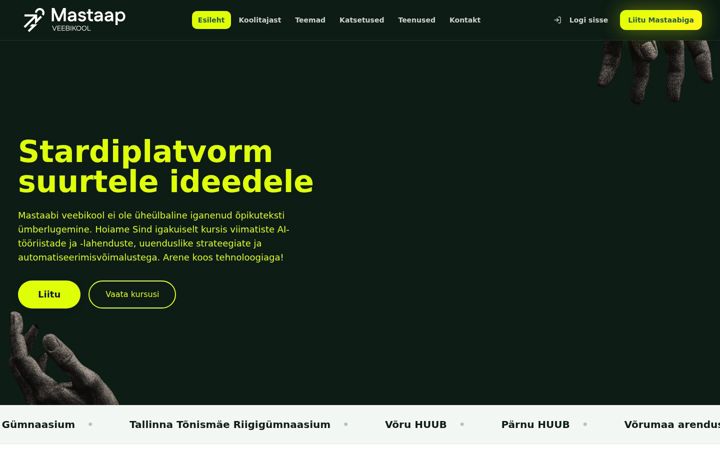 Screenshot of mastaap.ee