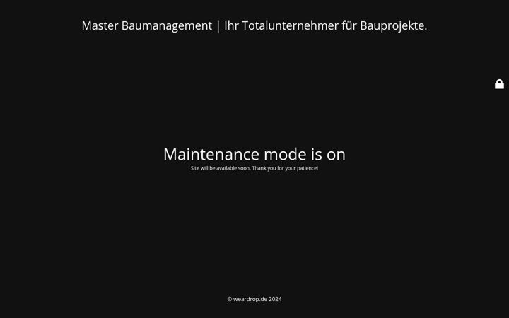 Screenshot of master-baumanagement.com