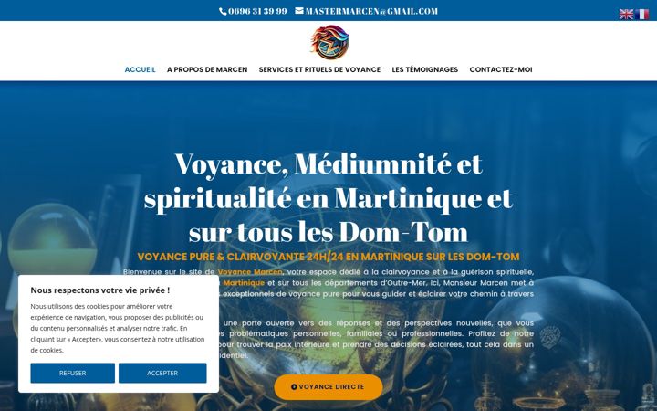 Screenshot of master-marcen.com