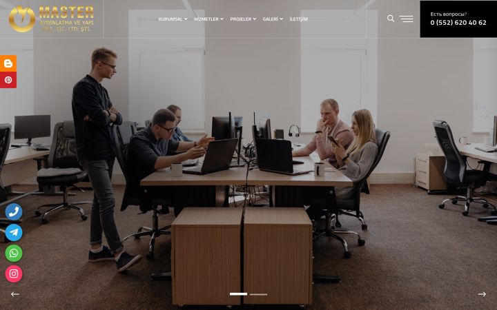 Screenshot of master-yapi.com