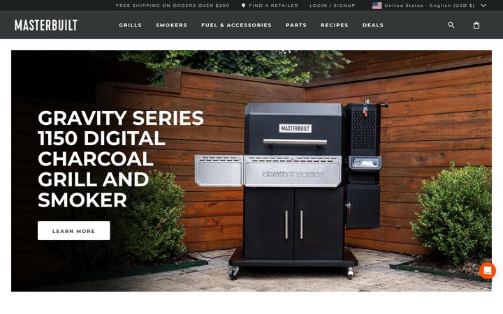 Screenshot ta' masterbuilt.com
