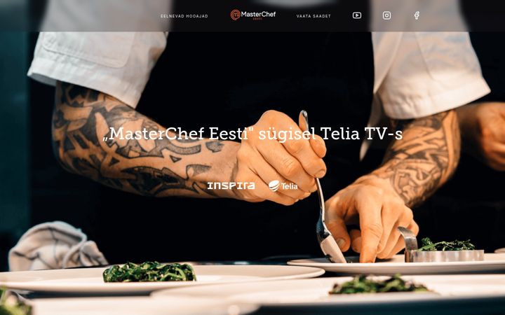 Screenshot of masterchef.ee