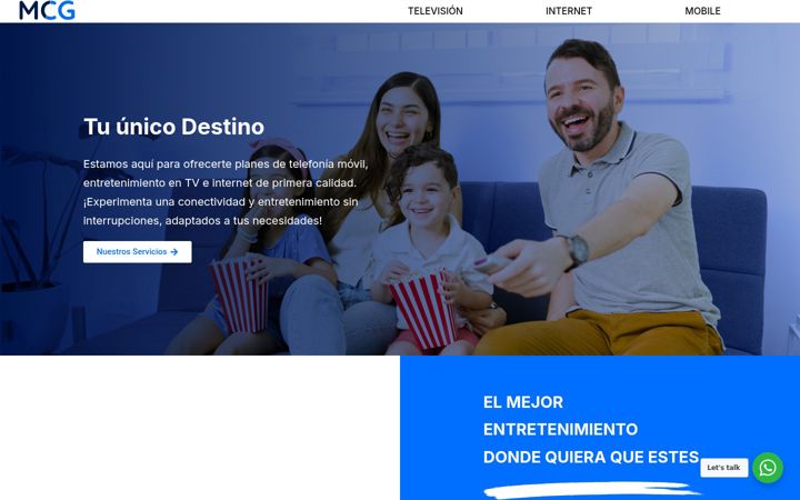 Screenshot of mastercommunicationgroup.com