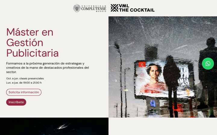 Snimka zaslona za masterdepublicidad.com