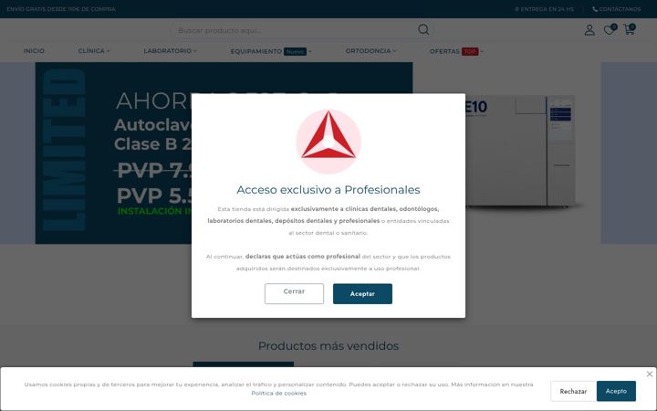 Screenshot of masterdoc24.com