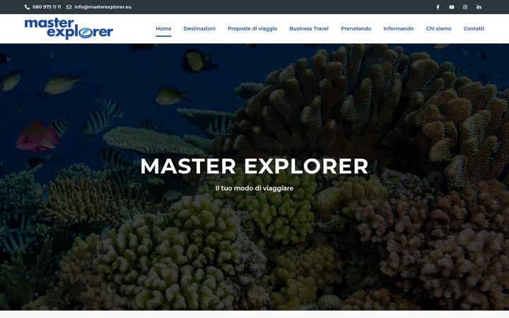 Screenshot of masterexplorer.eu