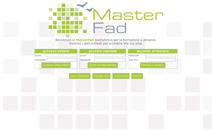 Screenshot of masterfad.com