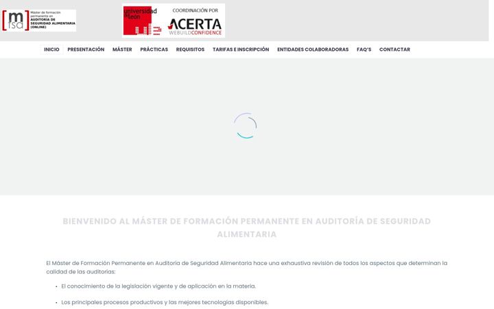 Screenshot of masterfsa.com