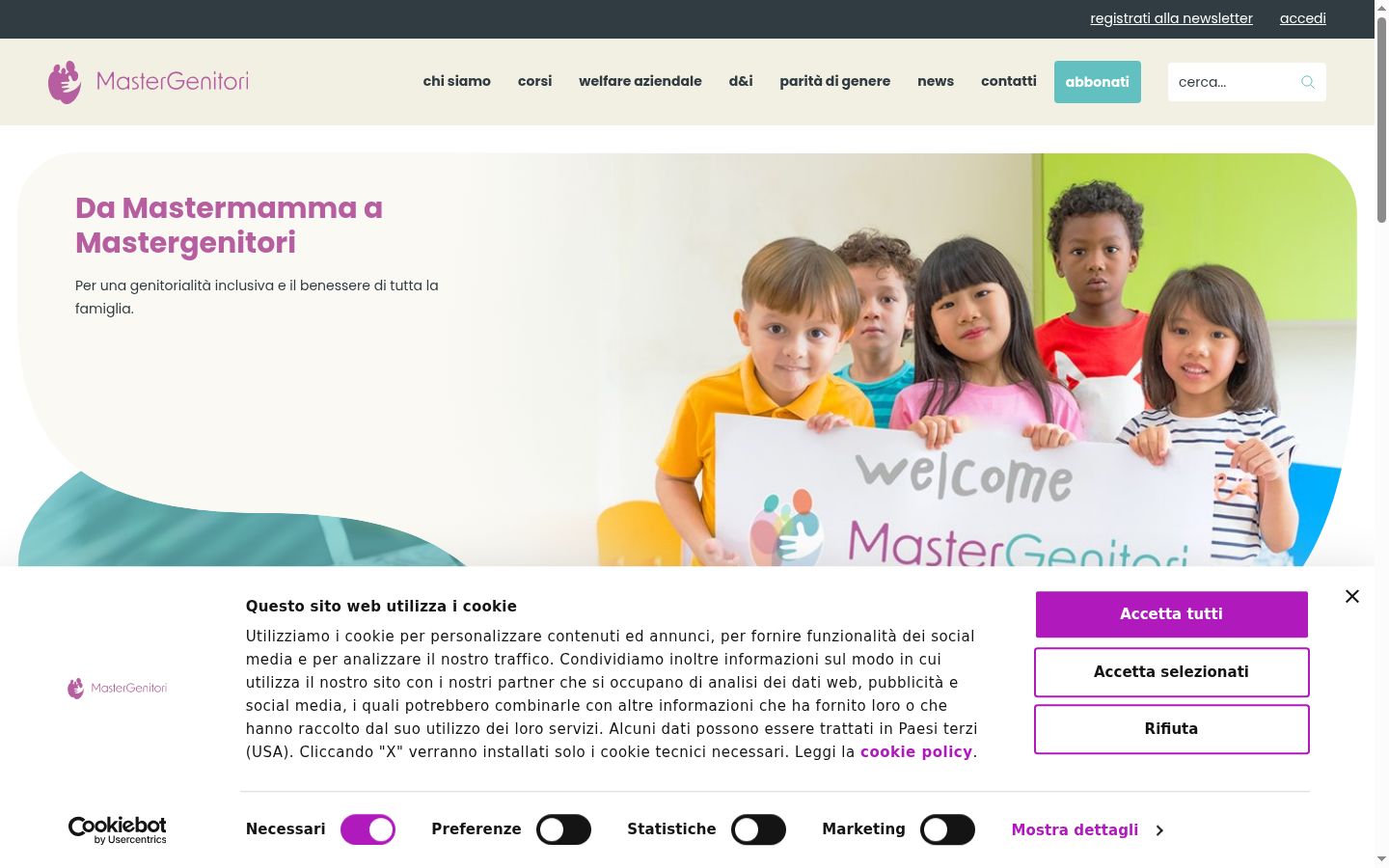 Screenshot tal-banner tal-kunsens muri qabel kwalunkwe interazzjoni