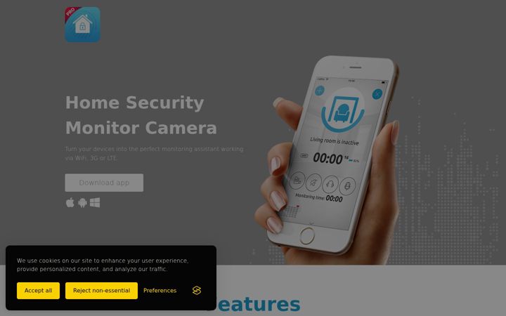 Screenshot of masterhomesecurity.com