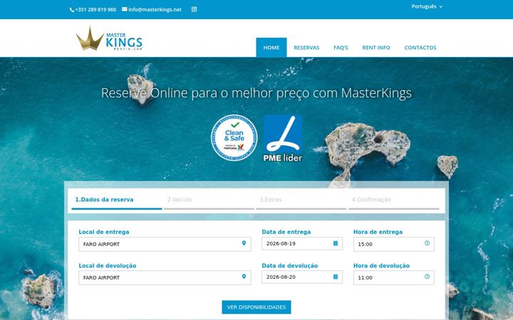 Screenshot of masterkings.net