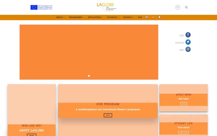 Screenshot of masterlaglobe.eu