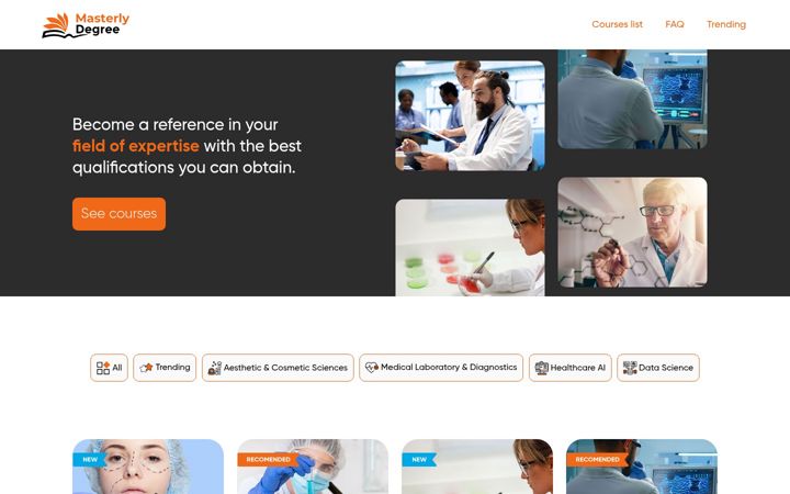 Screenshot of masterly-degree.com