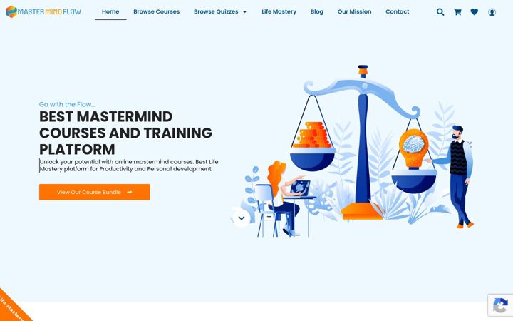 Screenshot of mastermindflow.com
