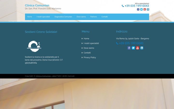 Screenshot of masterossigenoozono-unipavia-sioot.com