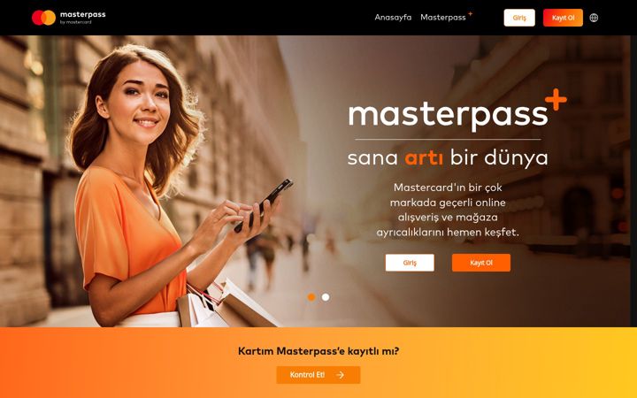 Ekrano kopija masterpassturkiye.com