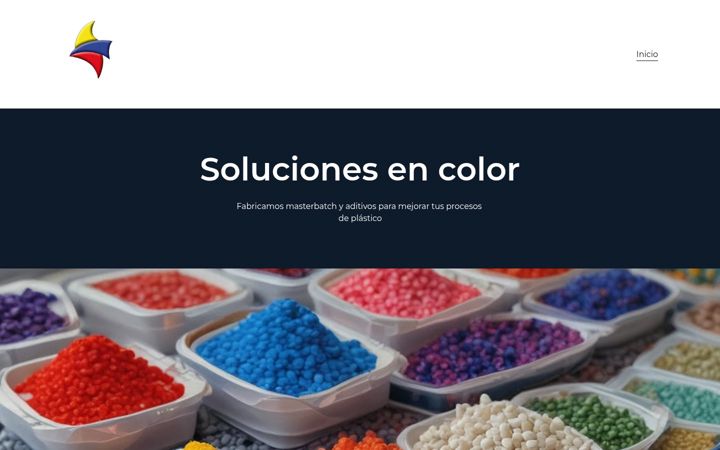Screenshot of masterpigmentos.com