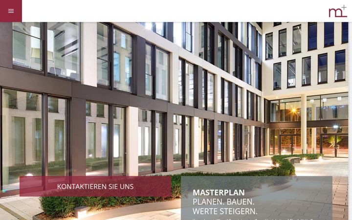 Screenshot of masterplanplus.de