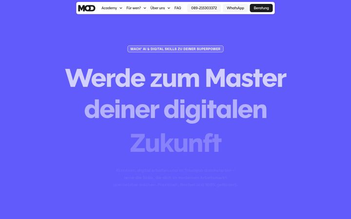 Screenshot of masters-of-marketing.de