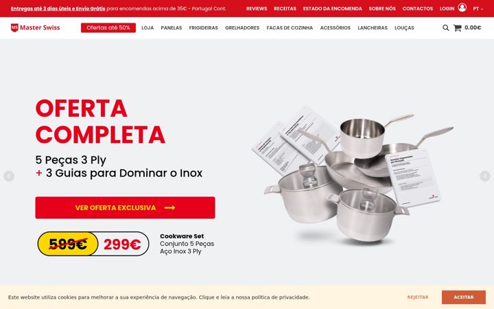Screenshot of masterswiss.com
