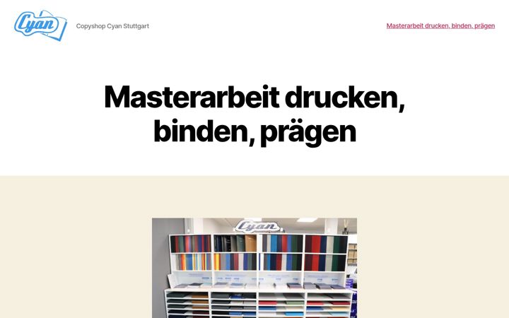 Screenshot of masterthesis-drucken-binden-stuttgart.de