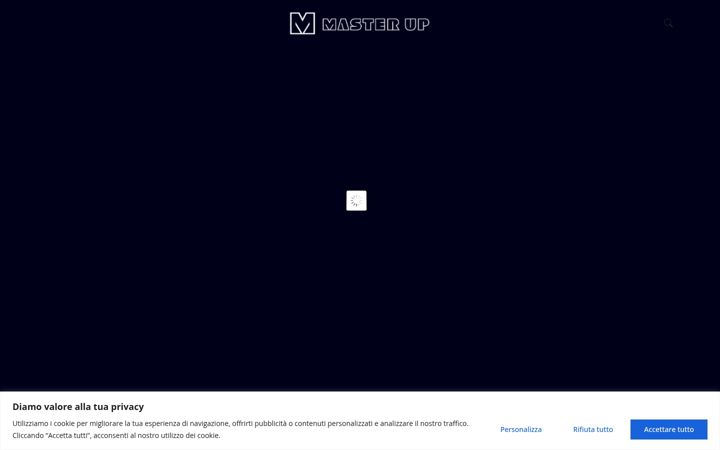 Screenshot of masterup.eu