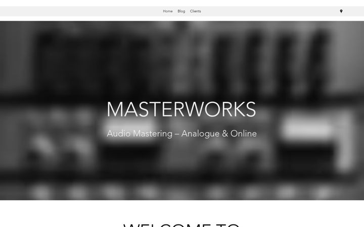 Screenshot of masterworksaudio.com