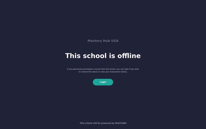 Screenshot of masteryhubusa.com
