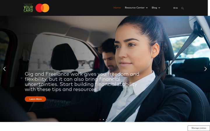 Screenshot of masteryourcard.org