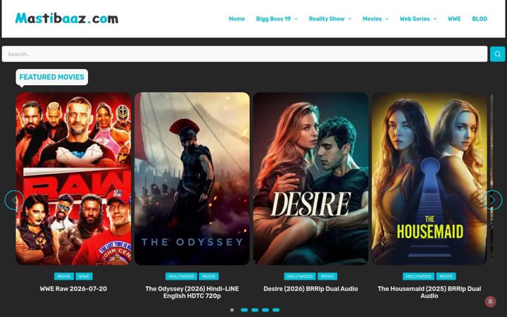 Screenshot of mastibaaz.com